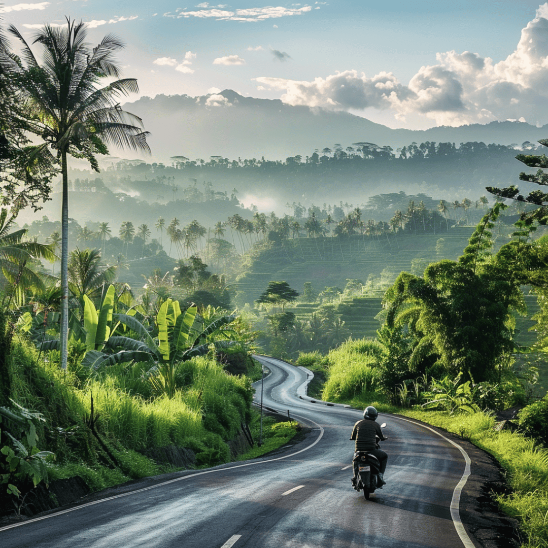 Exploring Bali on Motorbike