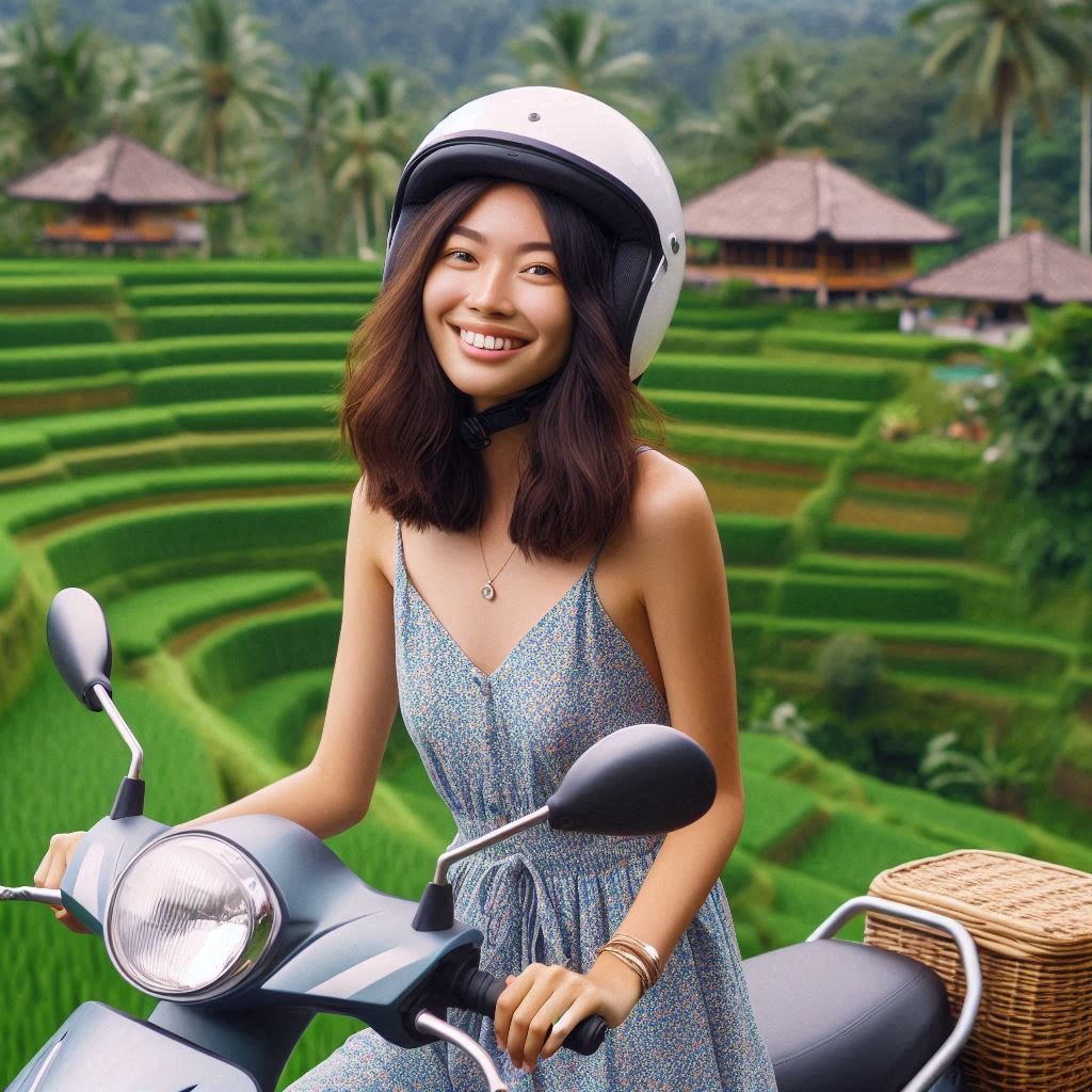 How to ride a motorbike in Bali