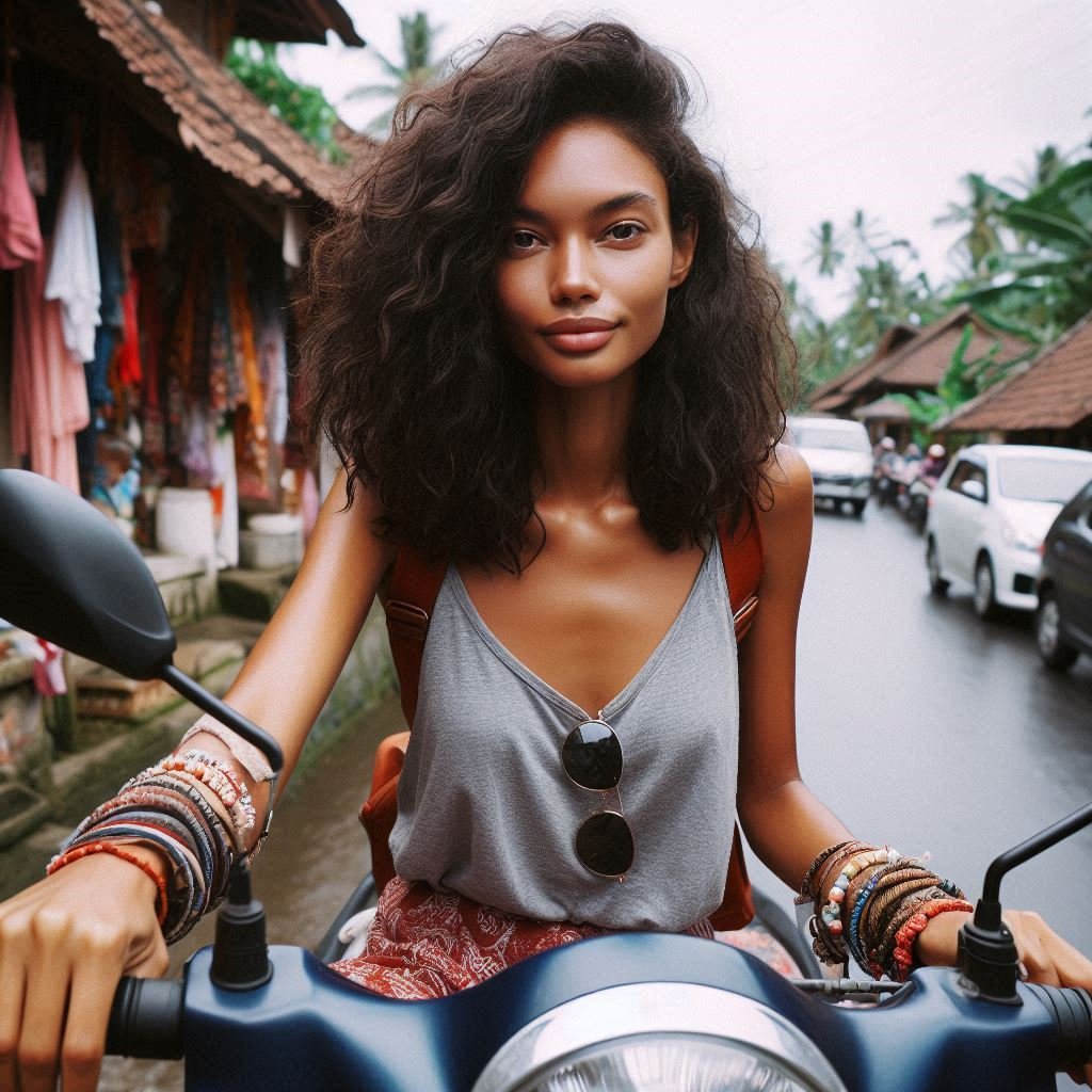 Enjoy Bali riding a motorbike