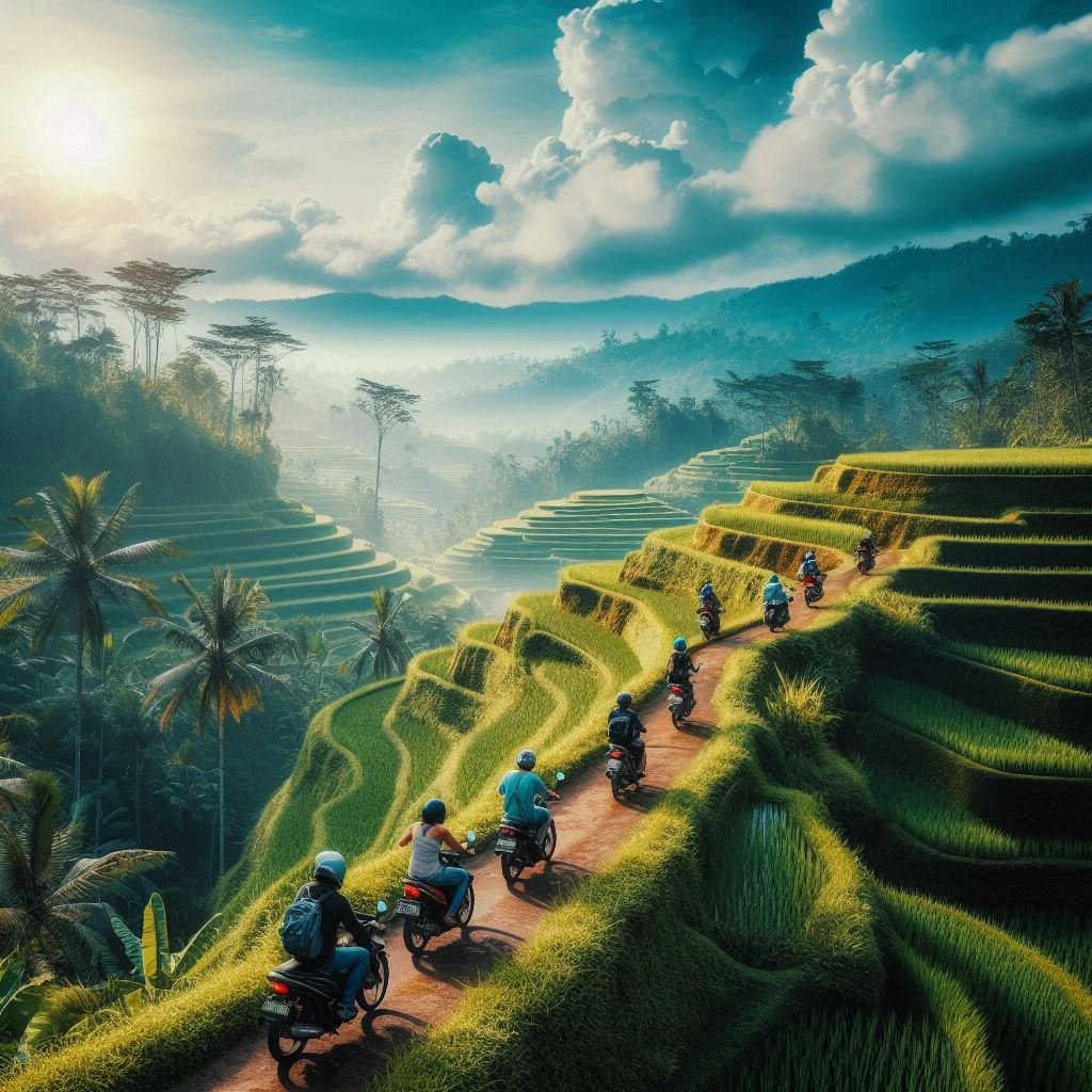 Best way to Explore Bali is using a motorbike
