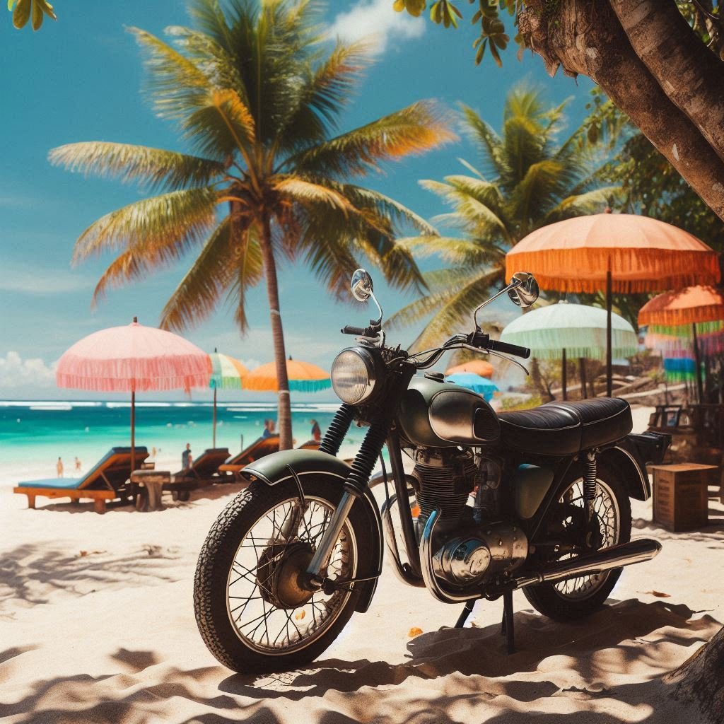 Everyone loves motorbike in Bali