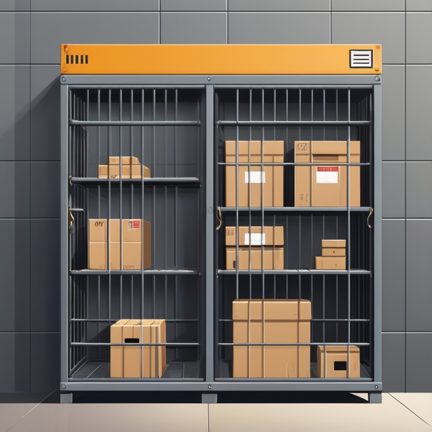 Caged storage unit - Bali storage service