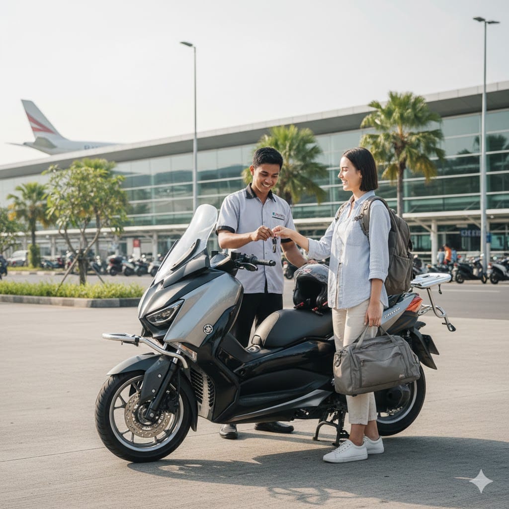 Bali Best Motorcycle airport delivery at Ngurah Rai DPS
