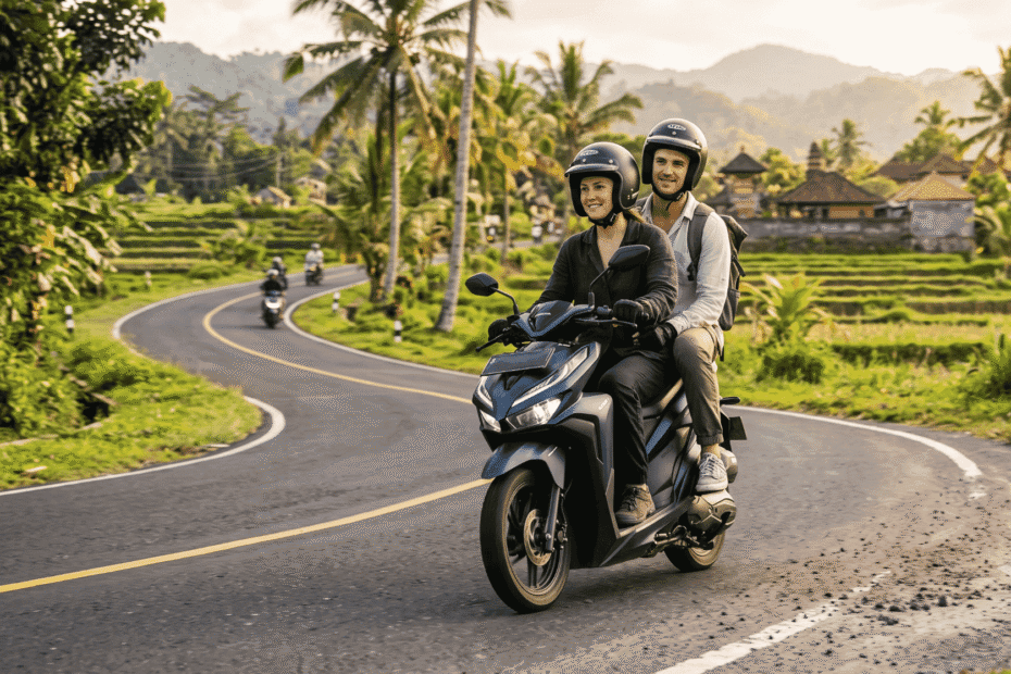How to safely riding in Bali